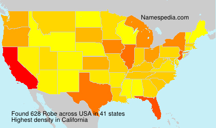 Surname Robe in USA Surname Robe in USA