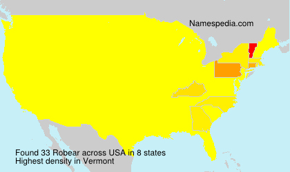 Surname Robear in USA Surname Robear in USA