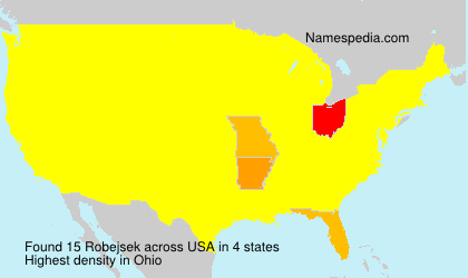 Surname Robejsek in USA Surname Robejsek in USA