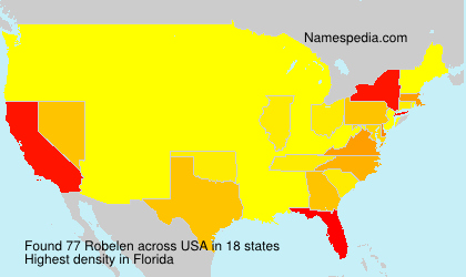 Surname Robelen in USA Surname Robelen in USA