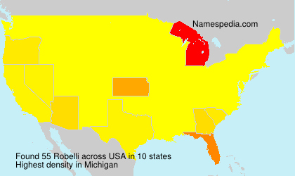 Surname Robelli in USA Surname Robelli in USA