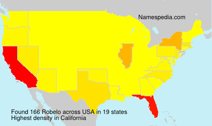 Surname Robelo in USA Surname Robelo in USA