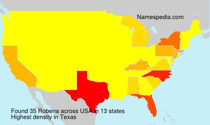 Surname Robena in USA Surname Robena in USA