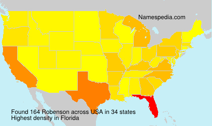 Surname Robenson in USA Surname Robenson in USA