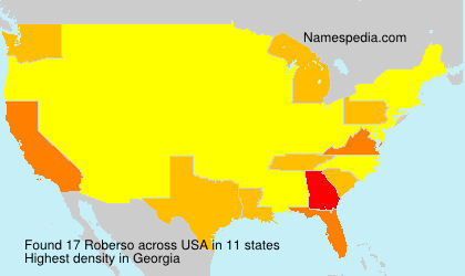 Surname Roberso in USA Surname Roberso in USA