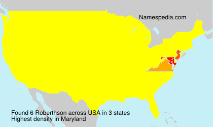Surname Roberthson in USA Surname Roberthson in USA