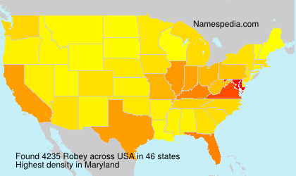 Surname Robey in USA Surname Robey in USA