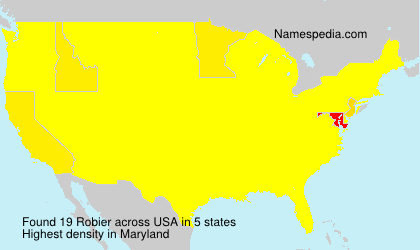 Surname Robier in USA Surname Robier in USA