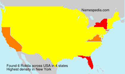 Surname Robila in USA