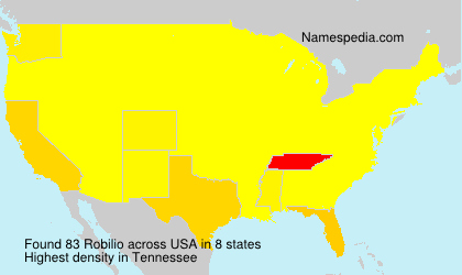Surname Robilio in USA Surname Robilio in USA
