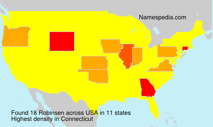Surname Robinsen in USA Surname Robinsen in USA