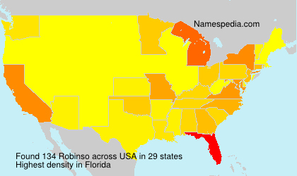 Surname Robinso in USA Surname Robinso in USA