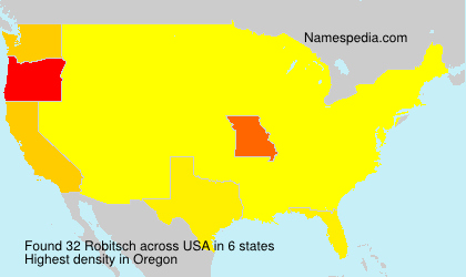 Surname Robitsch in USA Surname Robitsch in USA
