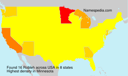 Surname Robleh in USA