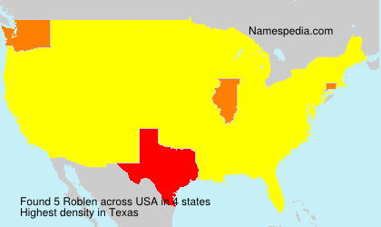 Surname Roblen in USA Surname Roblen in USA