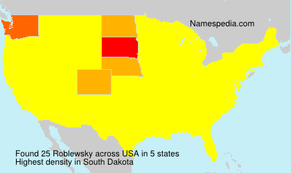 Surname Roblewsky in USA Surname Roblewsky in USA