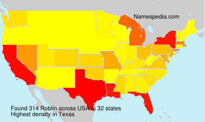 Surname Roblin in USA Surname Roblin in USA