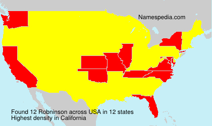 Surname Robninson in USA Surname Robninson in USA