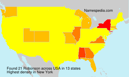 Surname Robonson in USA Surname Robonson in USA