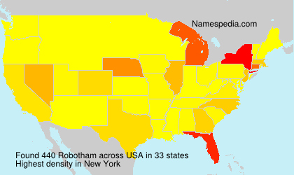 Surname Robotham in USA Surname Robotham in USA