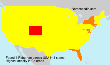 Surname Robothan in USA Surname Robothan in USA