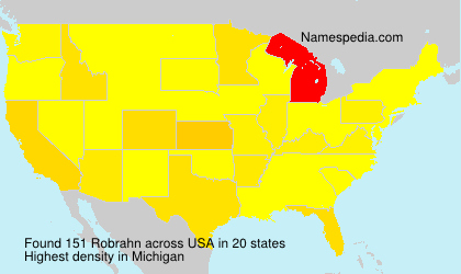 Surname Robrahn in USA
