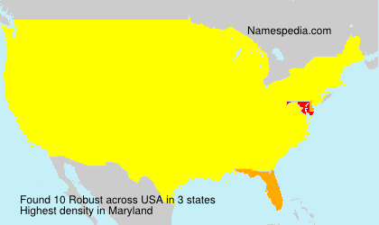 Surname Robust in USA Surname Robust in USA