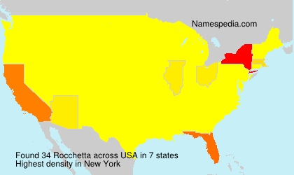 Surname Rocchetta in USA