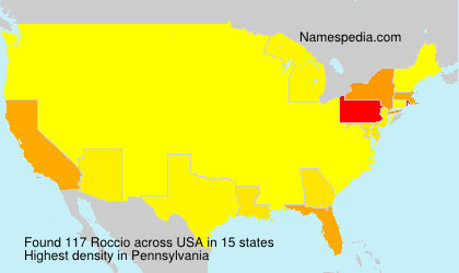 Surname Roccio in USA Surname Roccio in USA