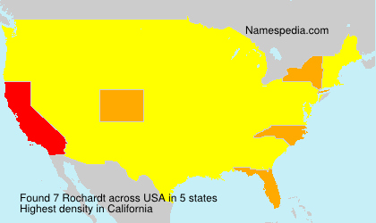 Surname Rochardt in USA