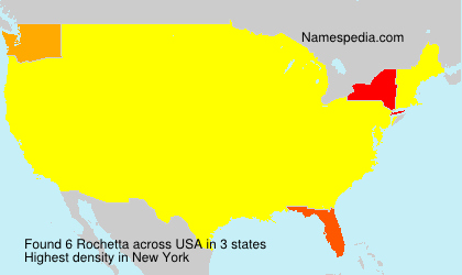 Surname Rochetta in USA Surname Rochetta in USA