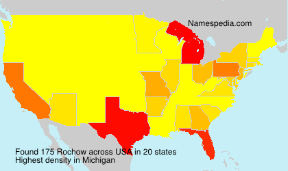 Surname Rochow in USA Surname Rochow in USA