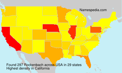 Surname Rockenbach in USA Surname Rockenbach in USA