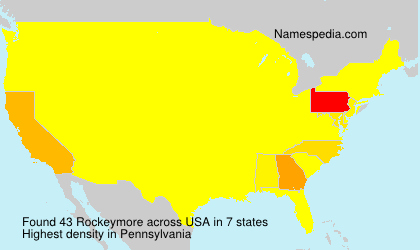 Surname Rockeymore in USA Surname Rockeymore in USA