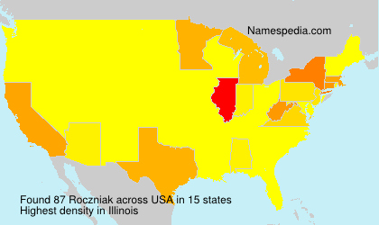 Surname Roczniak in USA Surname Roczniak in USA