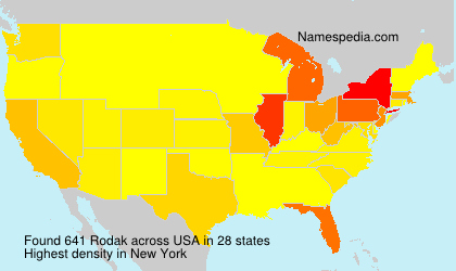 Surname Rodak in USA Surname Rodak in USA