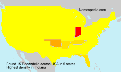 Surname Rodandello in USA Surname Rodandello in USA