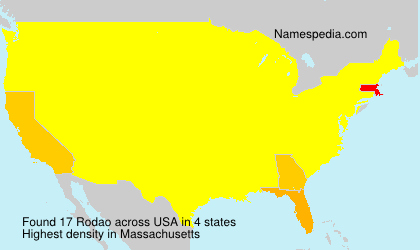 Surname Rodao in USA Surname Rodao in USA