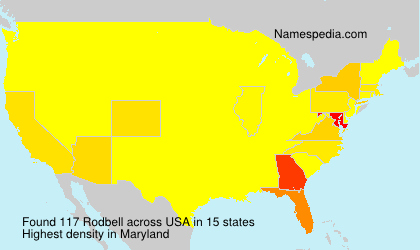Surname Rodbell in USA Surname Rodbell in USA