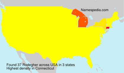 Surname Rodegher in USA Surname Rodegher in USA