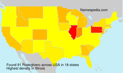 Surname Rodeghiero in USA Surname Rodeghiero in USA