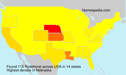 Surname Rodehorst in USA Surname Rodehorst in USA
