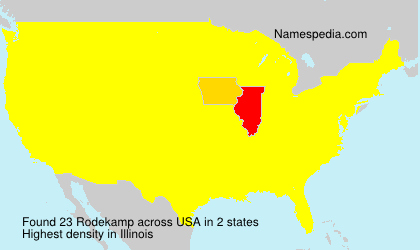 Surname Rodekamp in USA Surname Rodekamp in USA