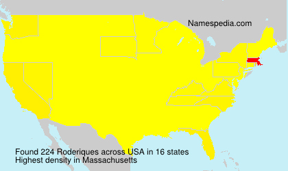 Surname Roderiques in USA Surname Roderiques in USA