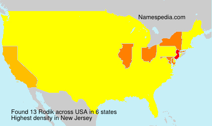 Surname Rodik in USA Surname Rodik in USA