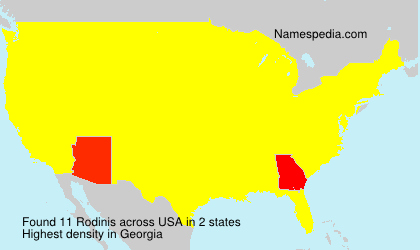 Surname Rodinis in USA Surname Rodinis in USA