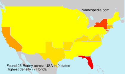 Surname Rodny in USA Surname Rodny in USA