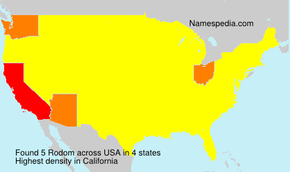 Surname Rodom in USA Surname Rodom in USA