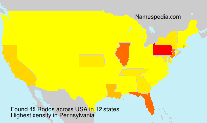 Surname Rodos in USA Surname Rodos in USA