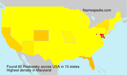 Surname Rodowsky in USA Surname Rodowsky in USA